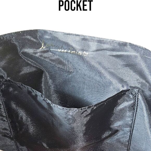 VICTORIA SECRET GOLD SPARKLY LARGE TOTE - Picture 4 of 12